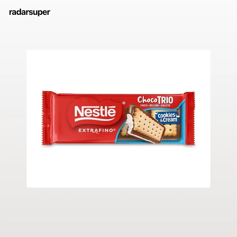 TABLETE CHOCOLATE NESTLÉ CHOCO TRIO COOKIES&CREAM 90G