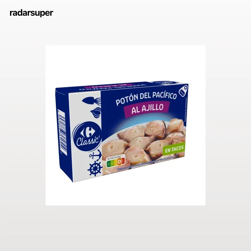 Tacos de potón al ajillo Classic Carrefour 72 g.