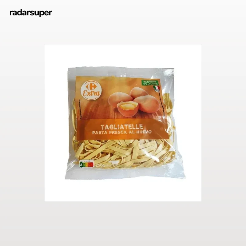 Tagliatelle al huevo Carrefour Extra 250 g.