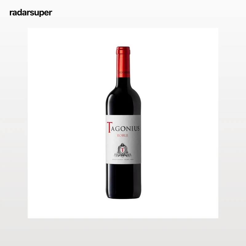 TAGONIUS  TAGONIUS Vino tinto roble con D.O vinos de Madrid botella de 75 cl.