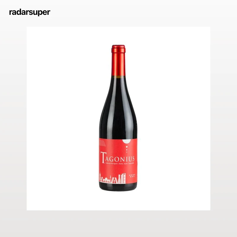 TAGONIUS Vino tinto con D.O Vinos de Madrid botella de 75 cl.