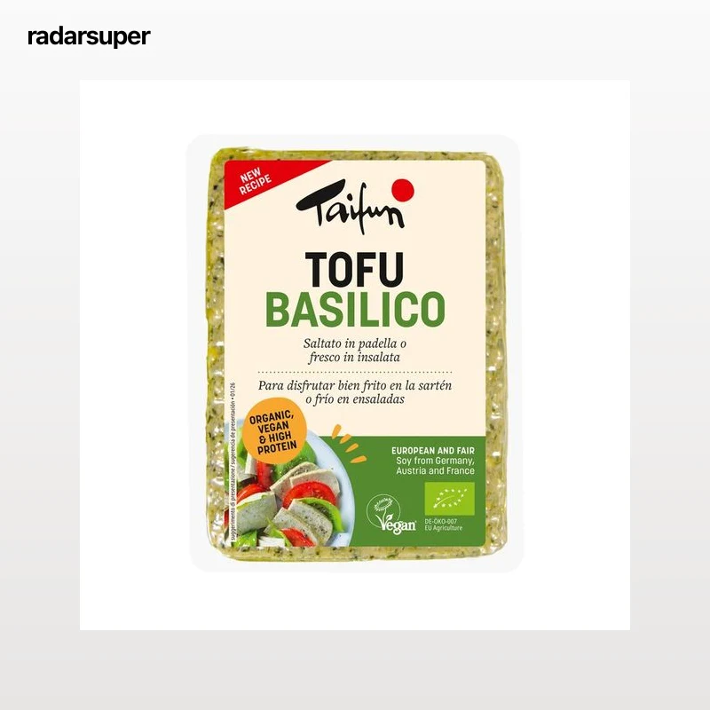TAIFUN Tofú ecológico con albahaca 200 g.