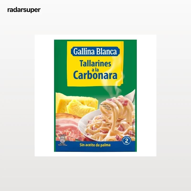 Tallarines a la carbonara Gallina Blanca 143 g.