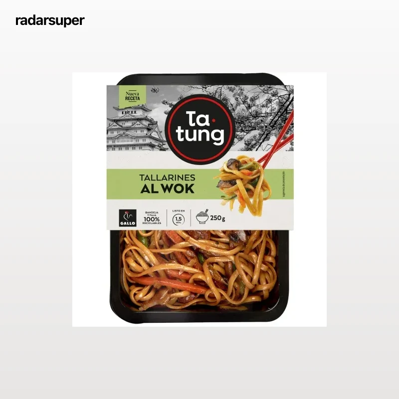 Tallarines al wok Ta-Tung 250 g.