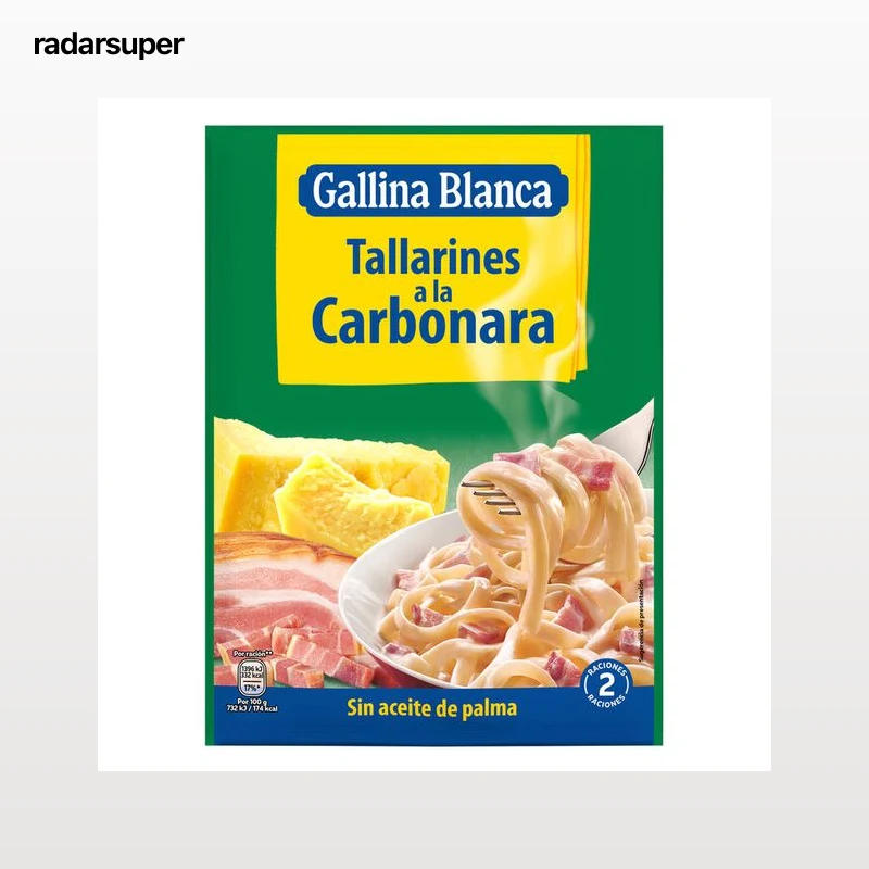 Tallarines deshidratados carbonara Gallina Blanca 148g