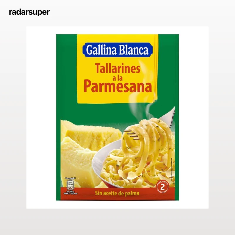 Tallarines deshidratados parmesana Gallina Blanca 143g
