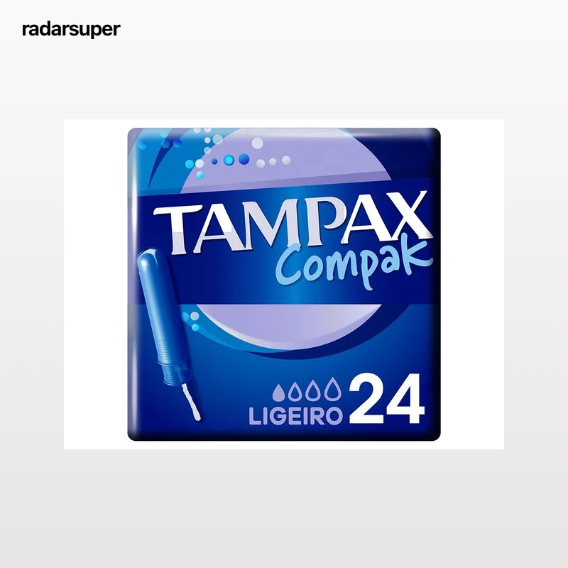 Tampões Compak Ligeiro com Aplicador Tampax 24 un