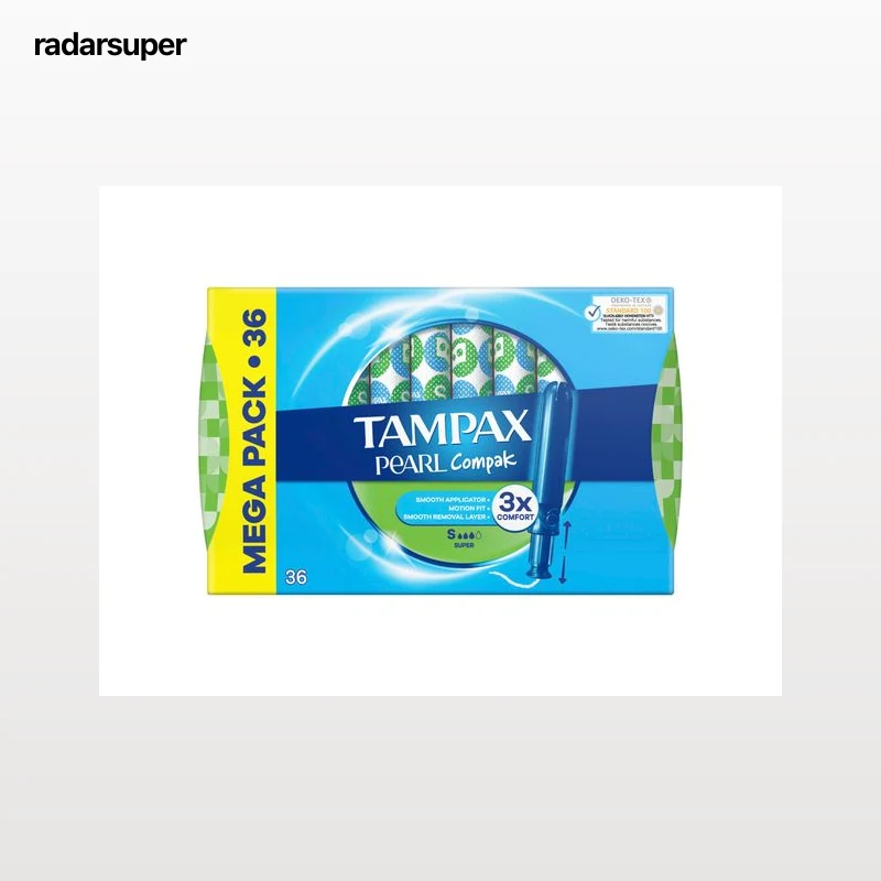 TAMPÕES TAMPAX PEARL COMPAK SUPER 36UN