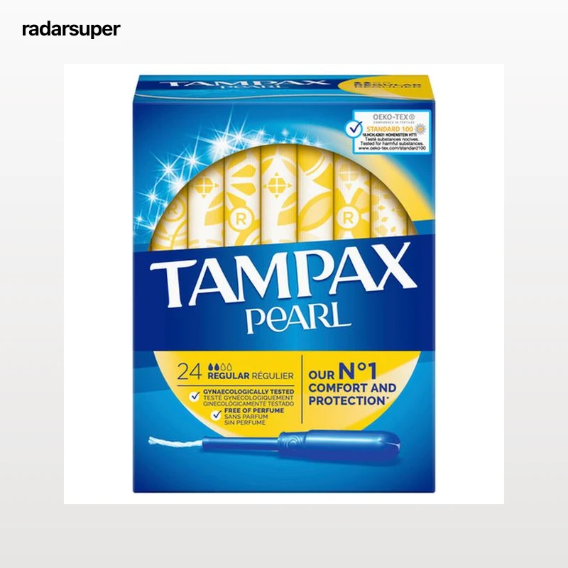 Tampón con aplicador Tampax Pearl 24 uds regular