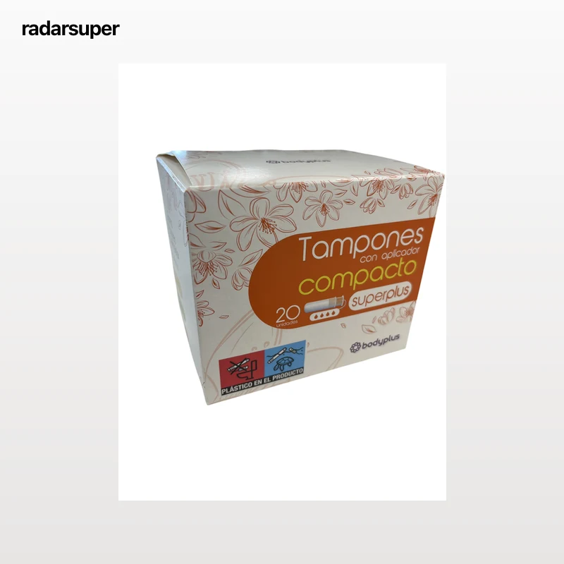 Tampón compact Bodyplus 20 unidades super plus