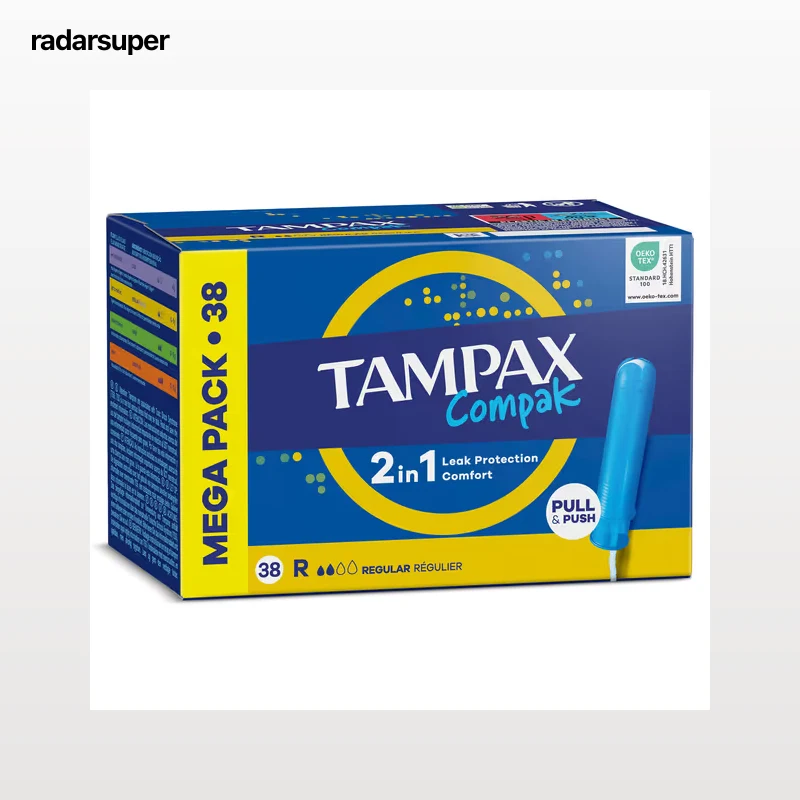 Tampón compak Tampax 38 unidades