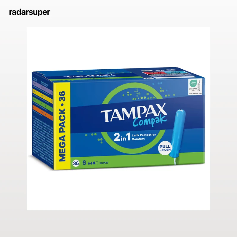 Tampón compak super Tampax 36 unidades