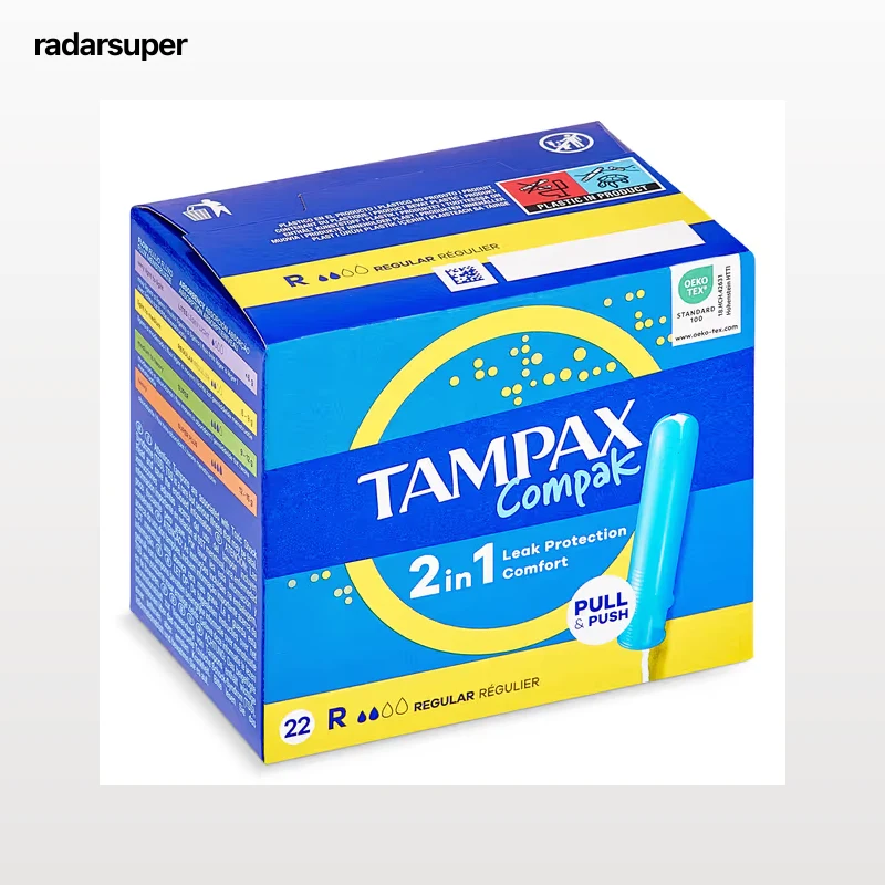 Tampón regular Tampax 22 unidades