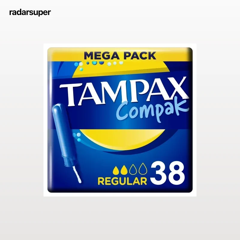 Tampones regular Compak Tampax 38 ud.