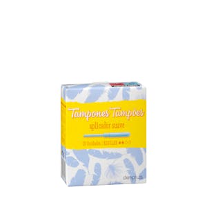 Tampones regular Deliplus con aplicador suave