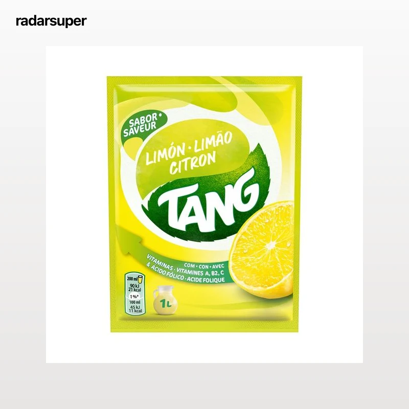 TANG Bebida de concentrado de limón en polvo sobre 30 g.