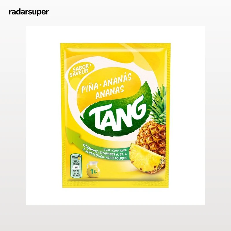 TANG Bebida de concentrado de piña en polvo sobre 30 g.