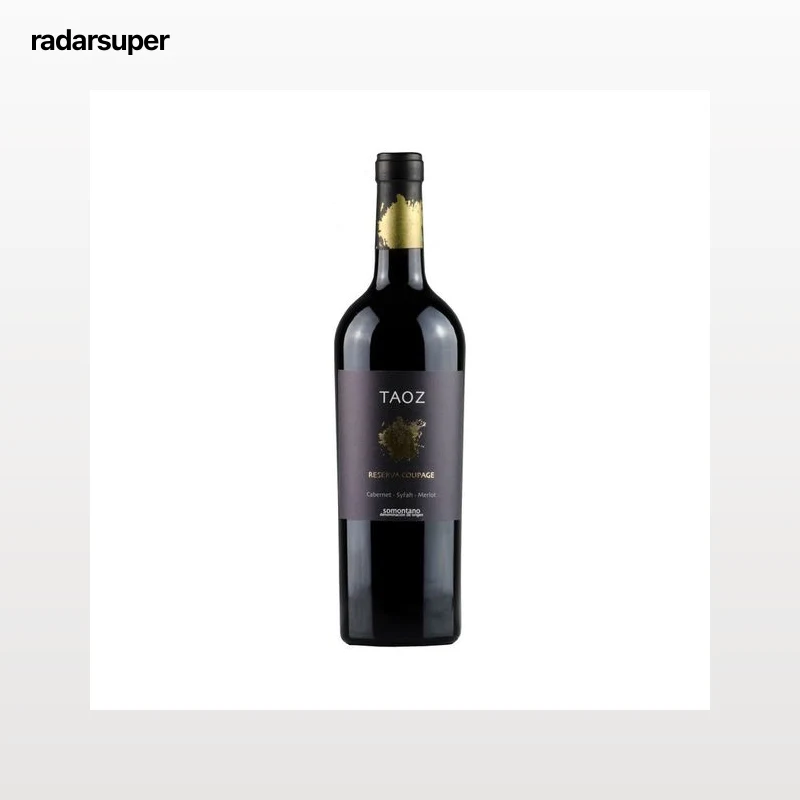 TAOZ  Vino tinto reserva con D.O. Somontano botella 75 cl.