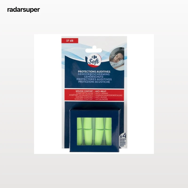 Tapones para los oídos de espuma Carrefour Soft 8 ud.