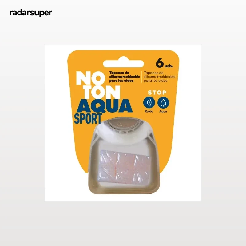 Tapones para los oídos de silicona Noton Aqua Sport 6 ud.