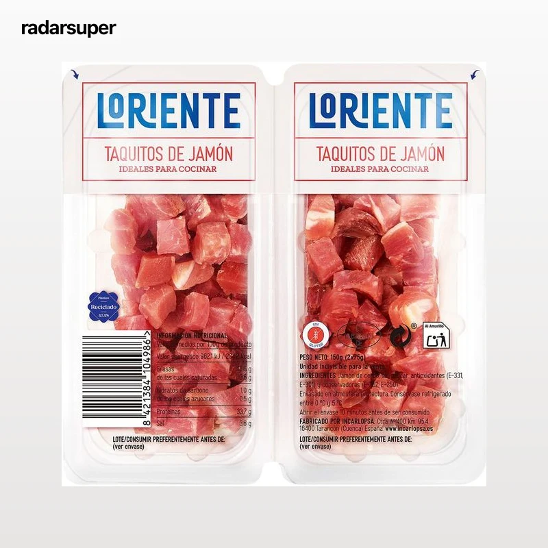 Taquitos De Jamón Loriente 2X75G