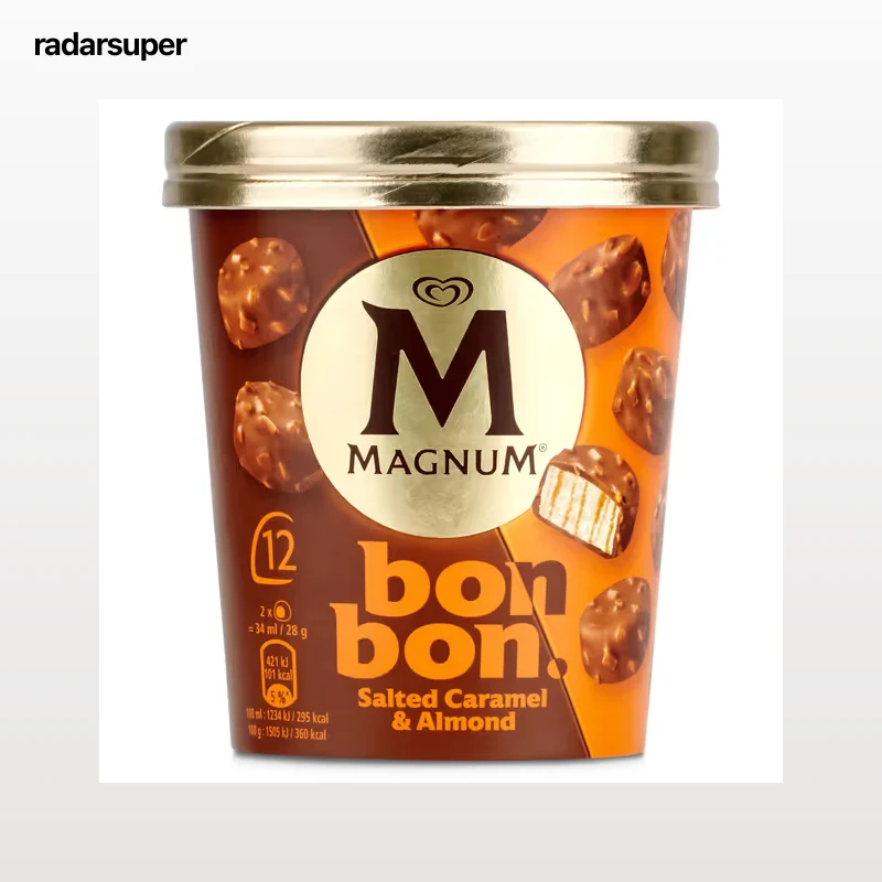 Tarrina Magnum bon bon salted caramel 12 unidades 168 g