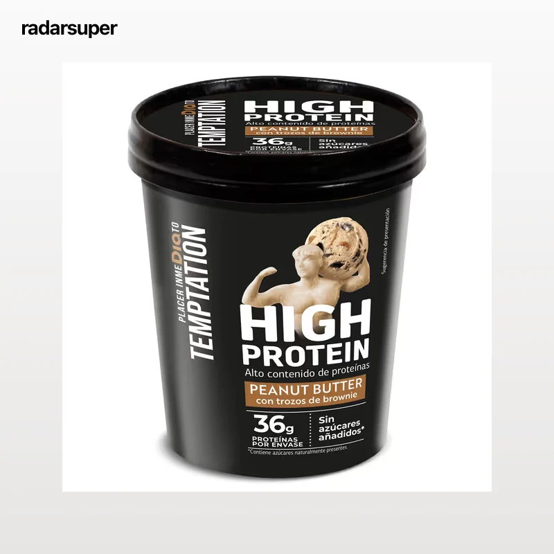 Tarrina de cacahuete alto en proteínas Dia Temptation 350 g