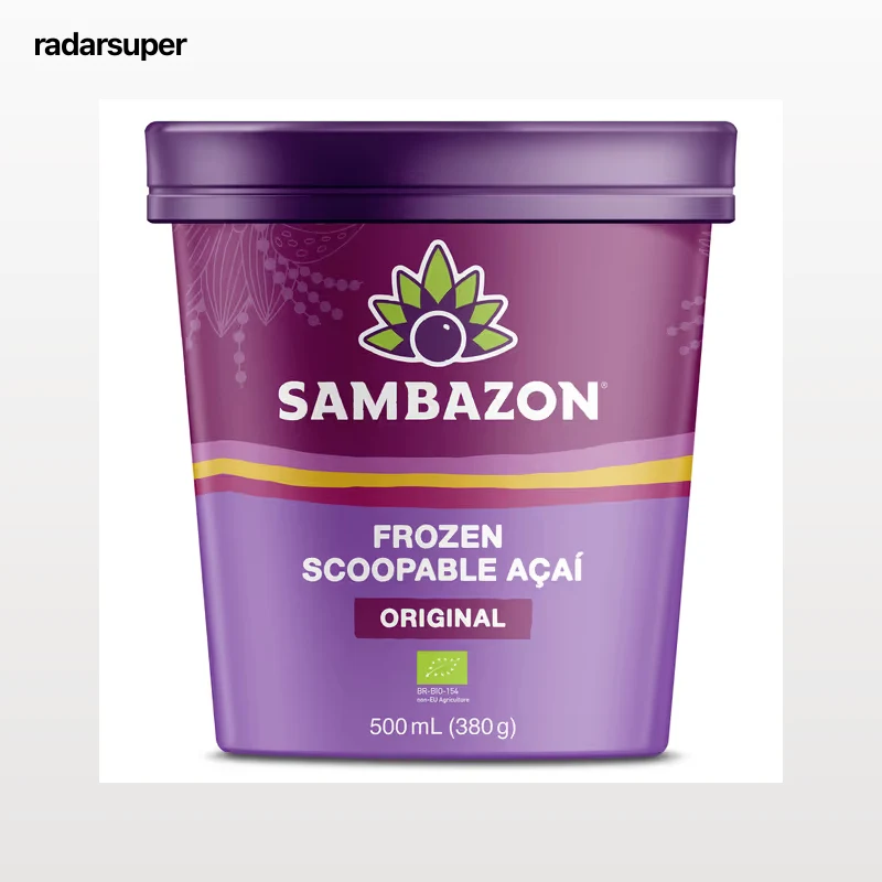 Tarrina de helado de açai Sambazon 380 g