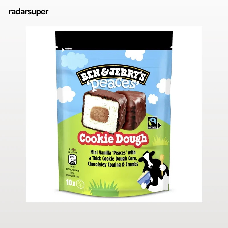 Tarrina de helado cookie dough peaces 10 unidades Ben & Jerry's 150 g