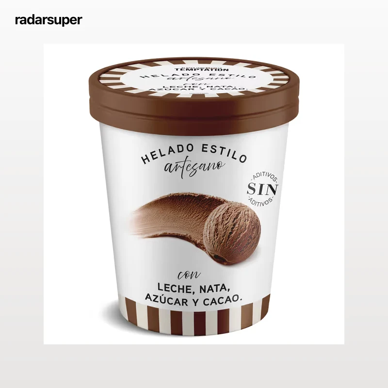 Tarrina de helado estilo Artesano de cacao Dia Temptation 400 g