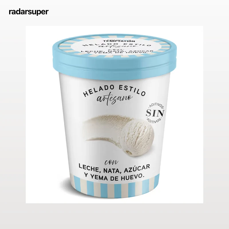 Tarrina de helado estilo Artesano de nata Dia Temptation 400 g