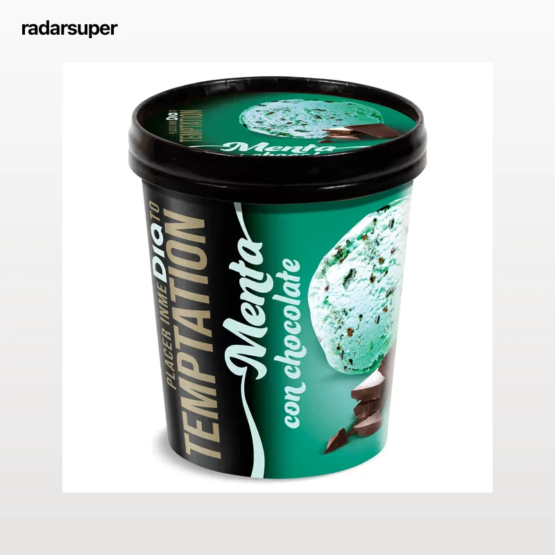 Tarrina de menta con chocolate Dia Temptation 350 g