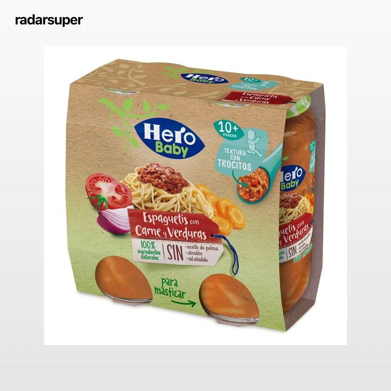 Tarro Hero Solo espaguetis 235g pack 2