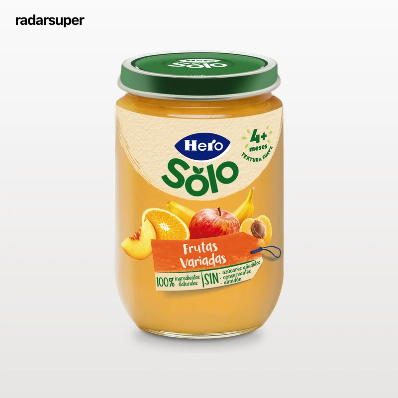 Tarro Hero Solo frutas variadas desde 4 meses 190g