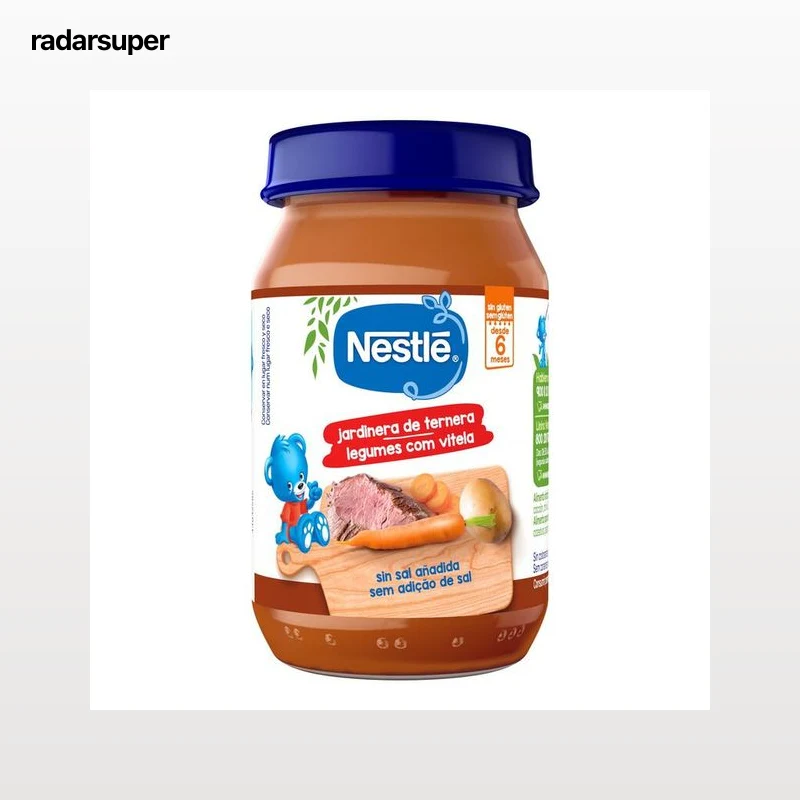 Tarro de jardinera con ternera Nestlé 190g