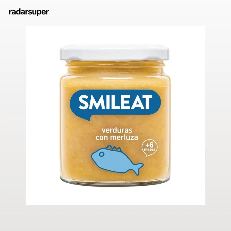 Tarro Smileat merluza con verduras 230g