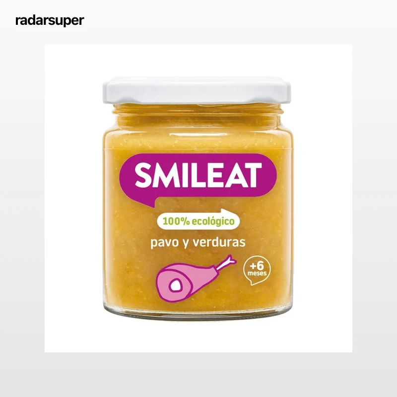 Tarro Smileat pavo con verduras 230g