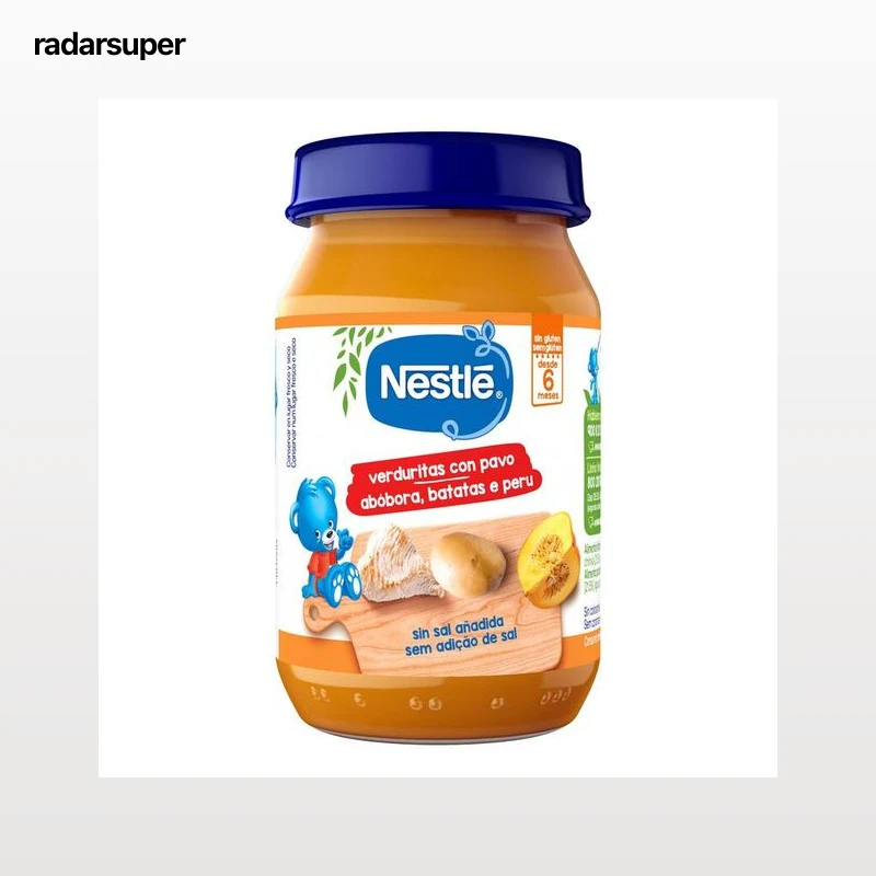 Tarro de verduritas con pavo Nestlé 190g