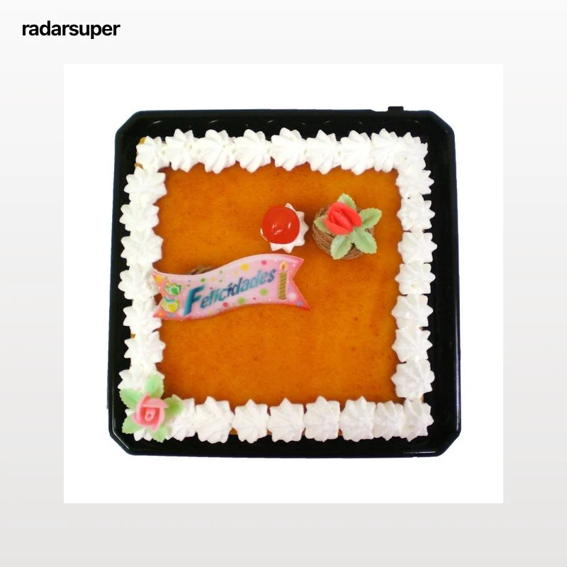 Tarta San Marcos cuadrada.