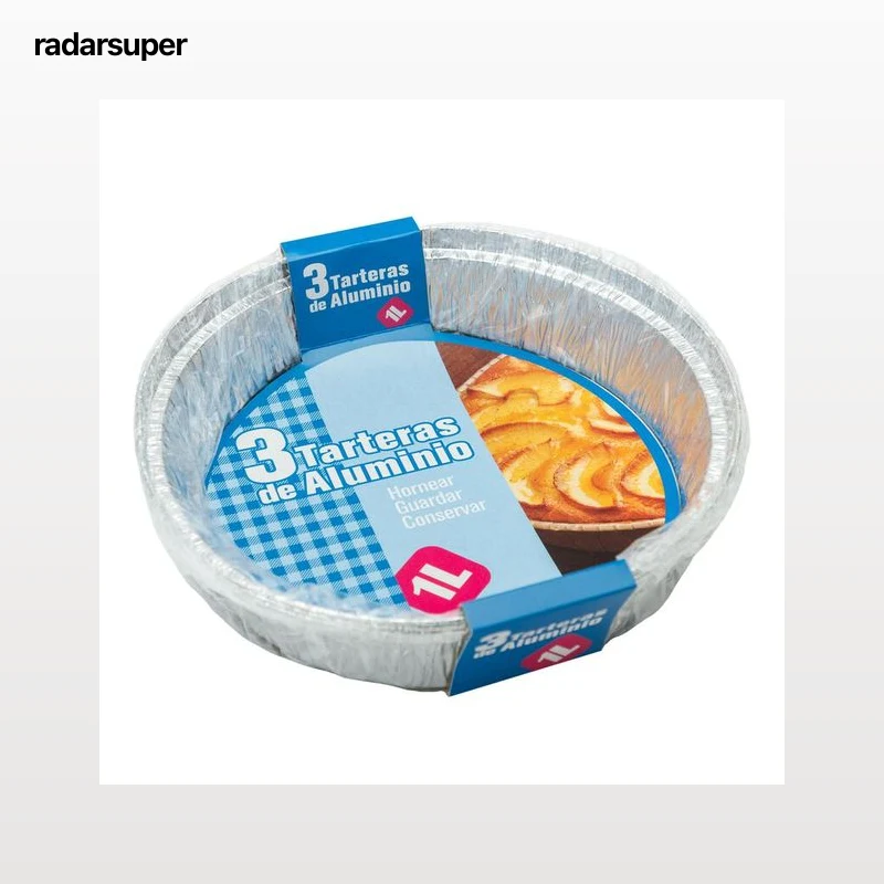 Tartera de aluminio Lanta 1l pack 3