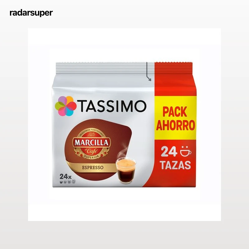 TASSIMO Café cápsulas marcilla espresso 24 uds 178 gr.