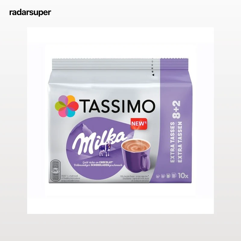 TASSIMO Cápsulas de cacao milka 10 uds 160 gr.