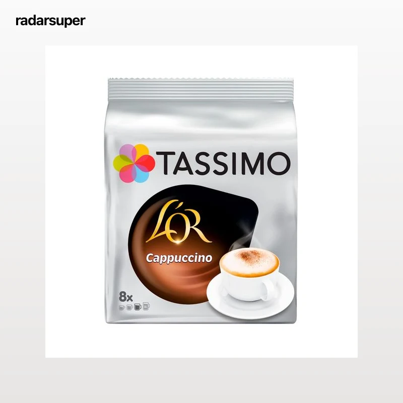 TASSIMO L"OR Café en cápsulas espresso capuccino, 8 uds.