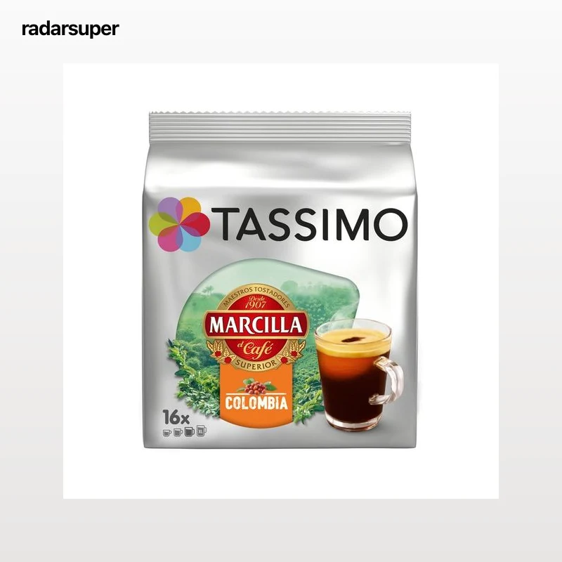 TASSIMO MARCILLA Café en cápsulas Colombia 16 uds.