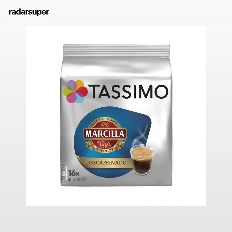 TASSIMO MARCILLA  Café en cápsulas espresso descafeinado 16 uds.