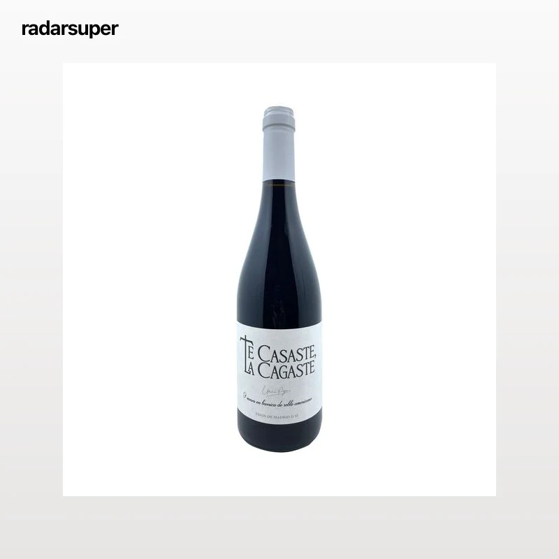 TE CASASTE, LA CAGASTE Vino tinto con D.O. Vinos de Madrid botella 75 cl.
