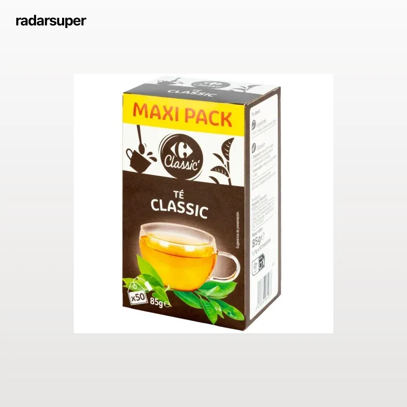 Té Classic en bolsitas Carrefour Classic 50 ud.
