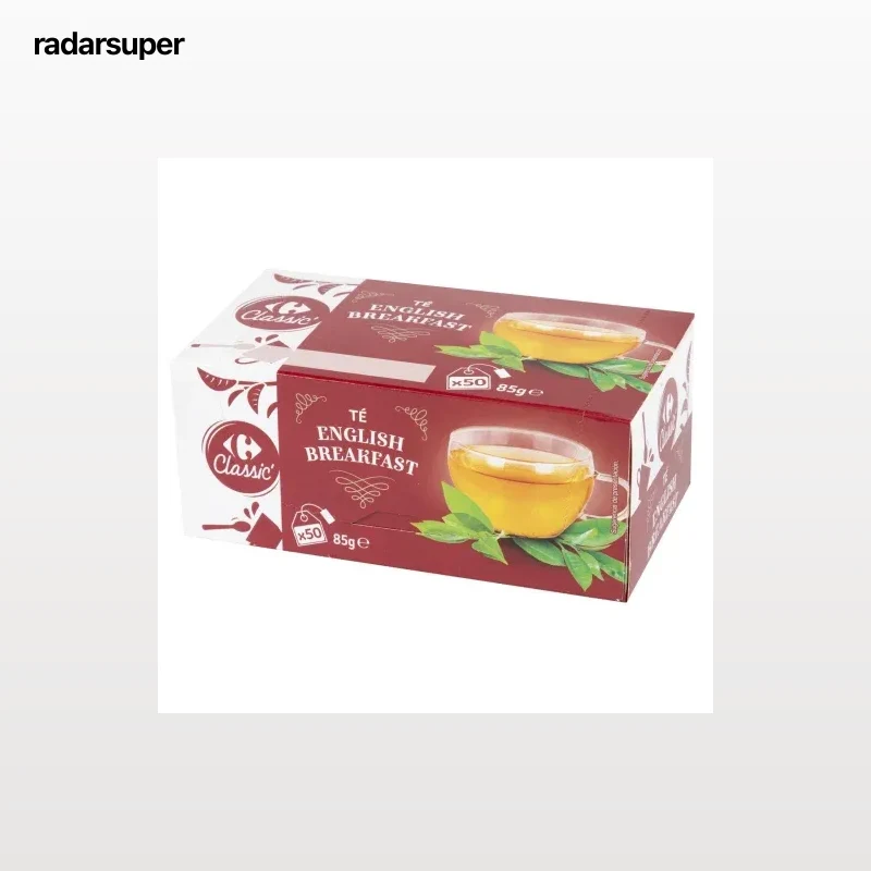 Té English Breakfast en bolsitas Carrefour Classic 50 ud.