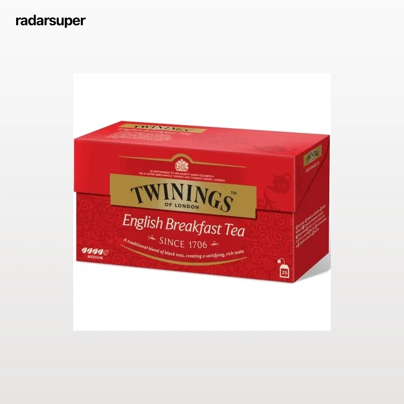 Té English Breakfast en bolsitas Twinings 25 ud.
