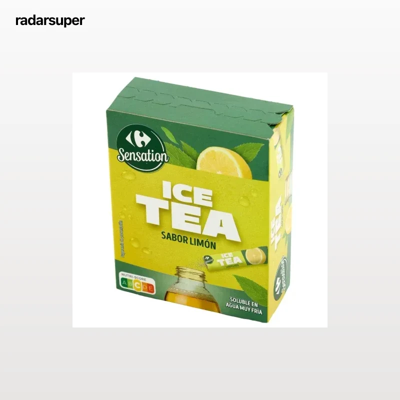 Te frío al limón en sticks Carrefour Sensation 12 ud.